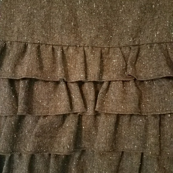 Loft Ruffle Tweed Mini skirt - Picture 2 of 3